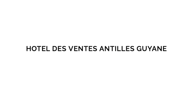 HÔTEL DES VENTES