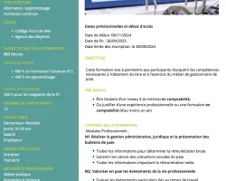 Titre Professionnel Gestionnaire de Paie